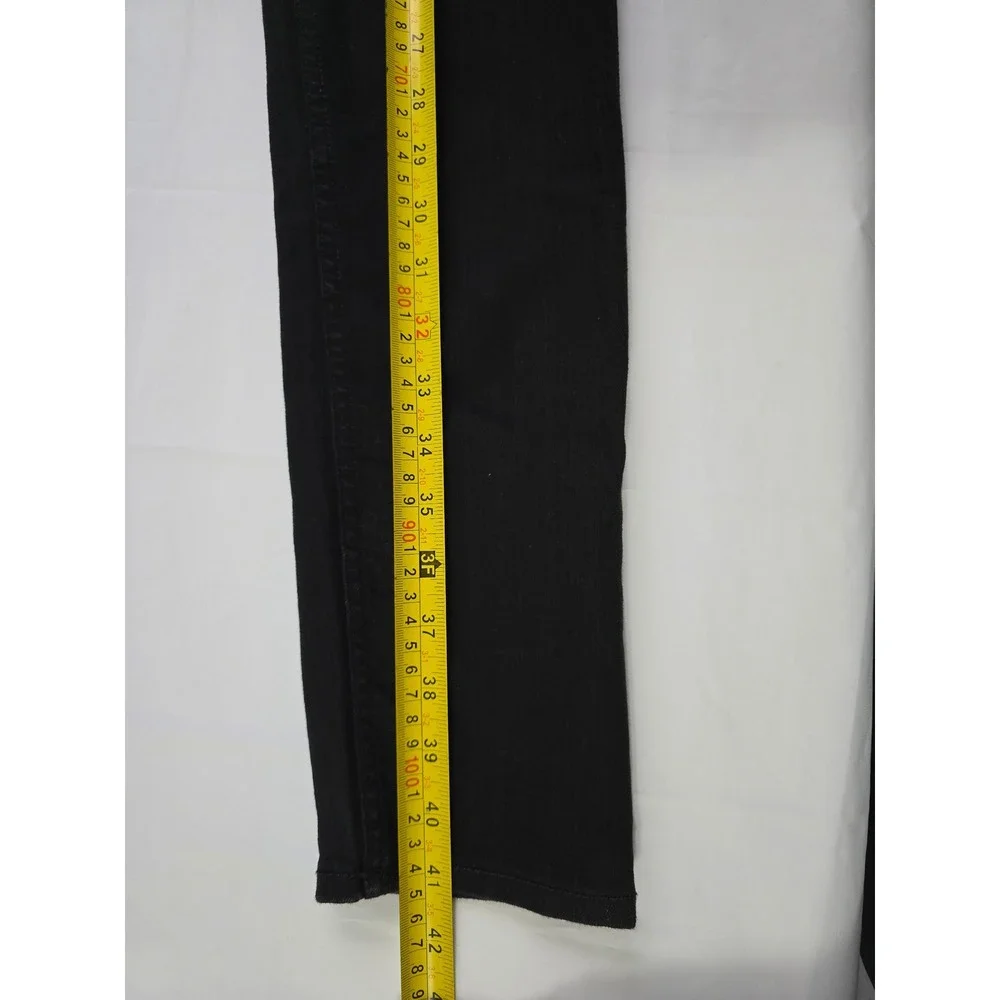 H&M &Denim Mens Super Skinny Jeans Black Size 32 Stretch Low Rise